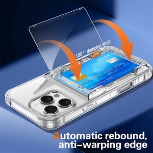 ราคาโรงงานโปร่งใสสำหรับ iPhone 14 15 16ฝาครอบป้องกันการตก15PROMAX ชุดฝาพับเบียร์โทรศัพท์มือถือสำหรับ Apple - Product Image 4