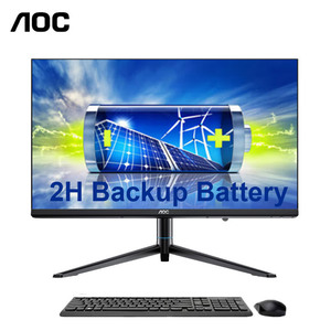 AOC 24 "ออลอินวันเดสก์ท็อป13Th เจนเนอเรชัน AIO CPU I7-13650HX 16GB RAM 512GB SSD OEM 2 in 1เดสก์ท็อปทั้งหมดในหนึ่งชิ้นพร้อมแบตเตอรี่ UPS - Product Image 1
