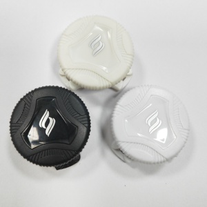 เชือกรองเท้าแบบยืดหยุ่นไม่ต้องผูก พร้อมหัวล็อคแบบหมุน สำหรับรองเท้าผ้าใบ - สีดำและสีขาว - Product Image 5