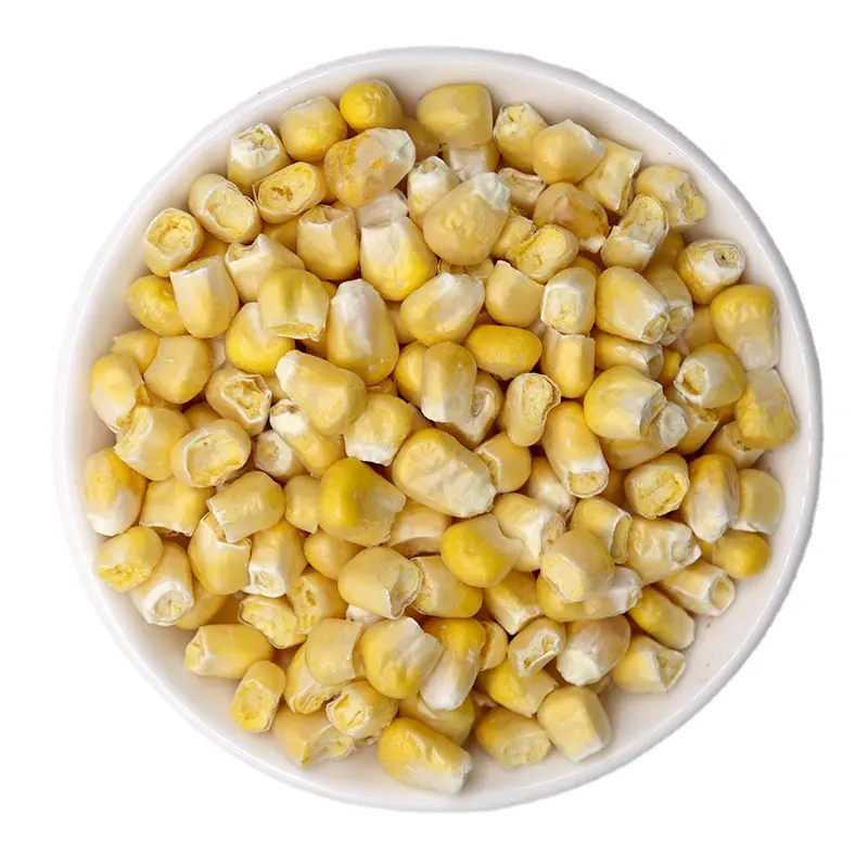 hot selling factory direct freeze-dried sweet corn kernels with bulk packed