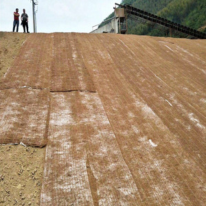 Protezione del terrapieno coperta di protezione del pendio del tappeto di cocco rivestimento per il controllo dell'erosione