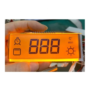 Trasparente transflettivo personalizzato piccolo schermo LCD digitale 3 cifre Display LCD 7 segmento Display 3 cifre per dispositivi di strumenti - Product Image 1