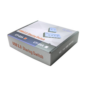 <strong>USB</strong> 2.0 Splitter Auto Sharing Switch for 2 PC <strong>Computer</strong> <strong>Printers</strong> 2 Port Hub Switcher 2 Hosts Share One <strong>Printer</strong> <strong>USB</strong> Sharer - Product Image 2