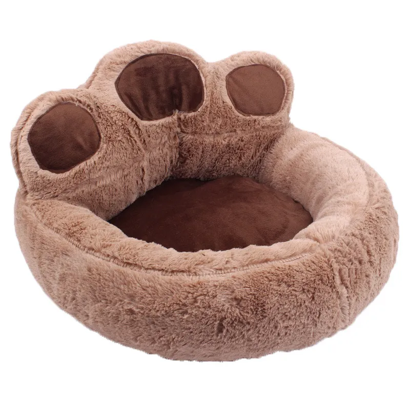 Washable and comfortable pet bed luxury dog bed bears paw cat bed hot sale product