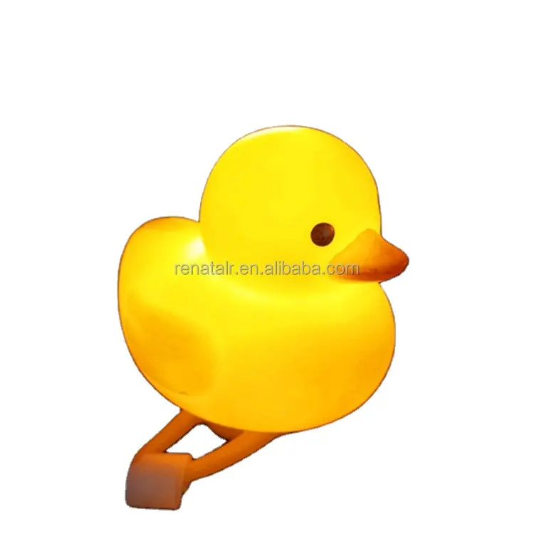 Bicycle Duck Bell with Light Cute Duck Handlebar Bell Light Horn Lamp Cycling Yellow Duck Helmet Child Horn Bicycle Accessories