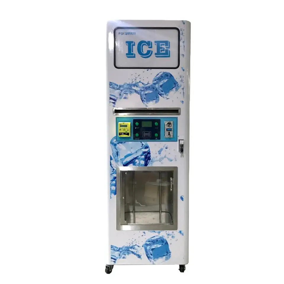 24 ore Self Service maquina dispensadora de hielo distributore automatico di ghiaccio