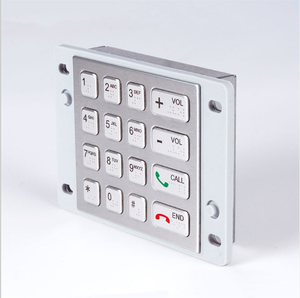 Teclado de teclado de metal numérico de venta de terminal de cajero automático de control de acceso a prueba de agua industrial mecánico - Product Image 6