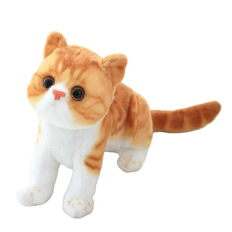 Muñecas de peluche de gato KT, juguetes bonitos de felpa
