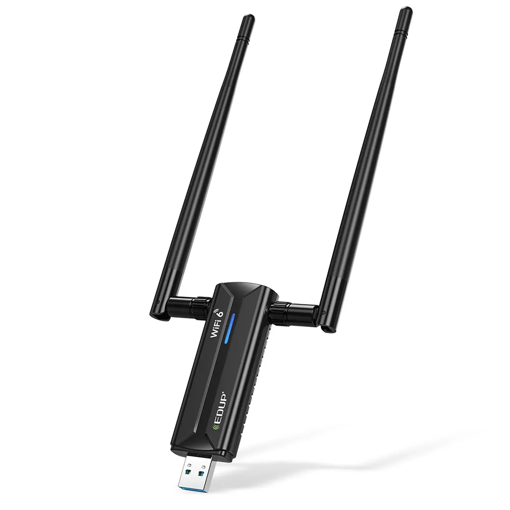 EDUP 5400Mbps Wifi6EカードデュアルバンドWiFiアダプターEP-AX1671ネットワークカード高性能ワイヤレスドングル