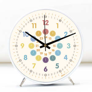 Orologio da scrivania per bambini con spazzata silenziosa facile da leggere impara a dire il tempo orologio tranquillo perfetto per genitori e insegnanti - Product Image 5