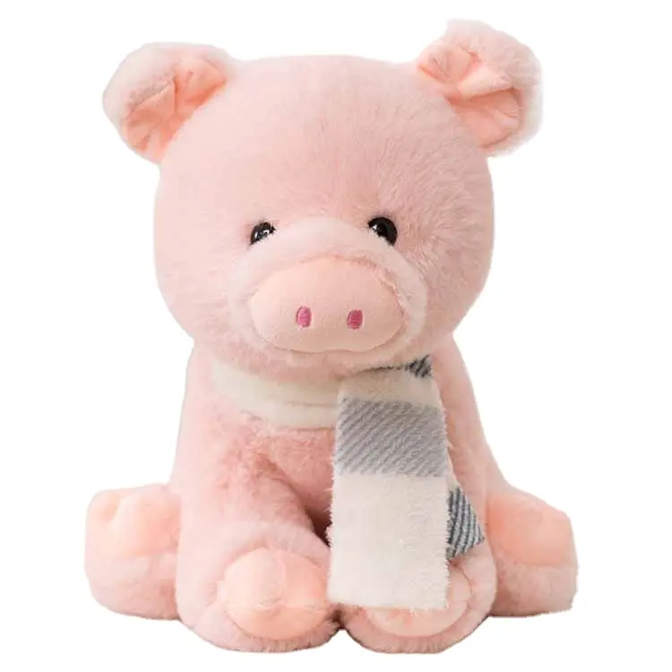 Jouet en peluche de la série des animaux en peluche doux unisexe de haute qualité, y compris le chien mouton ours cochon rempli de coton PP