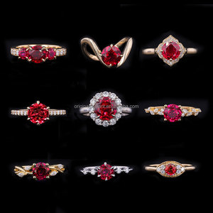 Starsgem pietra preziosa sintetica sciolto rosso laboratorio di pietra ha creato pietra coltivato in rubino - Product Image 6
