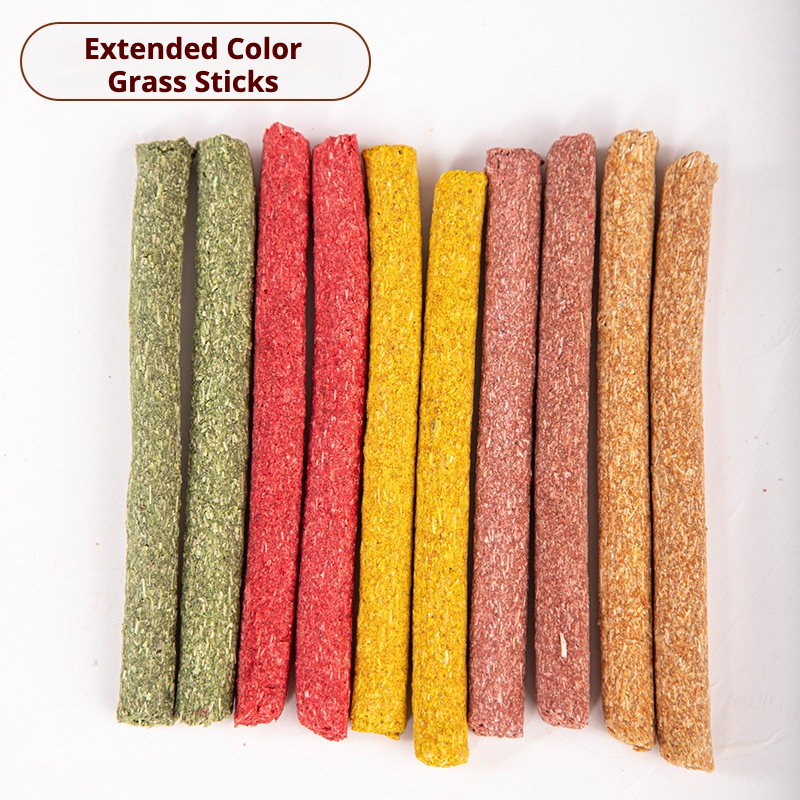 Naranja/ Palitos de Hierba de Colores Extendidos (Surtidos, Paquete de 10)