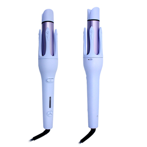 Household Use Portable LED Display Temperature <strong>Wave</strong> <strong>Rotating</strong> Curling Iron Automatic <strong>Rotating</strong> Ceramic Tourmaline Hair Curler Wand - Product Image 1