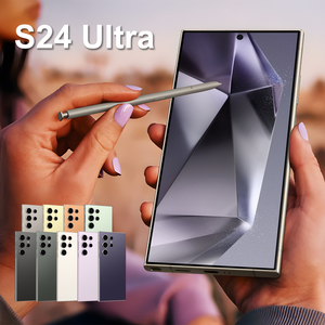 S24Ultra智能手机6.8英寸高清屏幕手机，安卓10 3 + 64存储卡智能手机SIM双至/4G/GPS智能手机 - Product Image 3