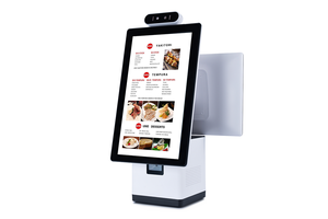 H02 GMS google Play Android/windows 15,6 "двухэкранная сенсорная POS машина все-в-одном, сенсорные экраны, кассовый аппарат в точке продажи - Product Image 4