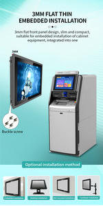 Alto potente Fanless computer industriale I7 I5 anteriore IP65 impermeabile antipolvere touch screen incorporato industriale tutto in un PC - Product Image 5