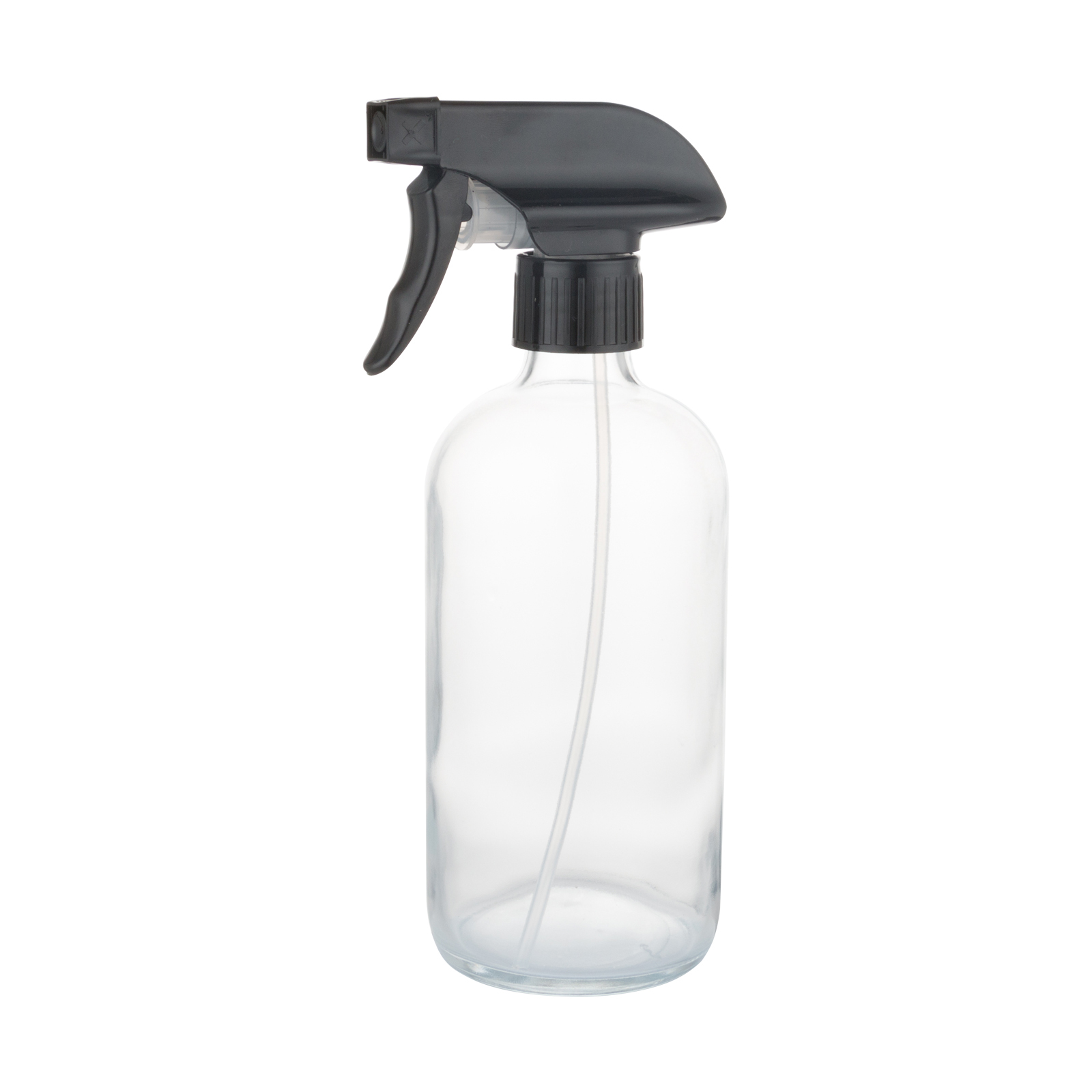 Botella transparente + Bomba pulverizadora negra (AF31)