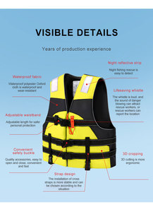 بدلة سباحة جديدة للأطفال من النيوبرين مع سترة الحياة من فوم EPE سترة سباحة مريحة - Product Image 2