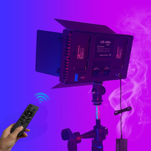 RGB U600 fotoğraf ekipmanı TV Video Studio LED ışık Bluetooth uzaktan kumanda ile uygun, mobil telefon tutucu, 2.1MTripod - Product Image 6