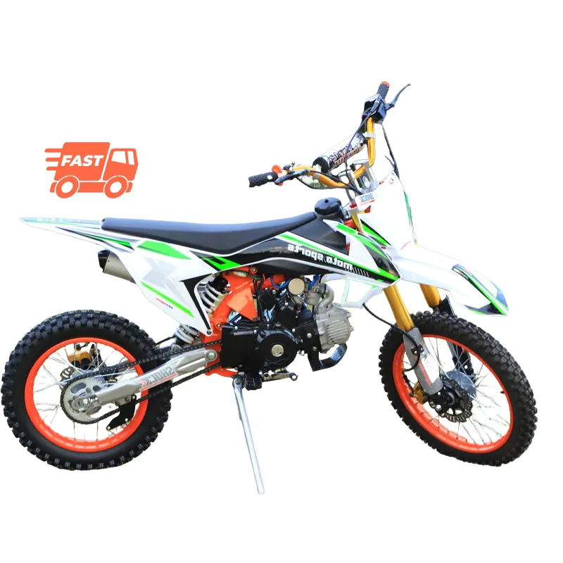 Prezzo a buon mercato Moteur automatico Dirt Bike 125cc 2 tempi Off-road motocicli per 15 anni