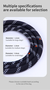 Benutzer definiert für kleine, mittlere und große Luxus-Kau schutz leine aus Nylon mit Logo - Product Image 2