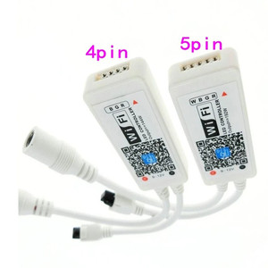 Beste Qualität Wifi Mini RGB RGBW Controller DC5V-28V steuerung für Light Led Strip 24 Schlüssel fernbedienung - Product Image 6