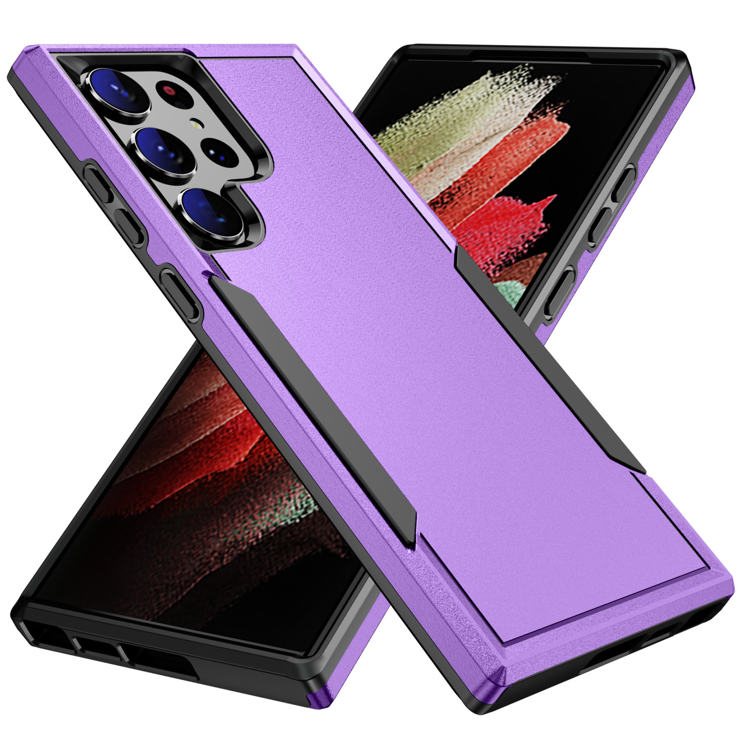Purple + Black