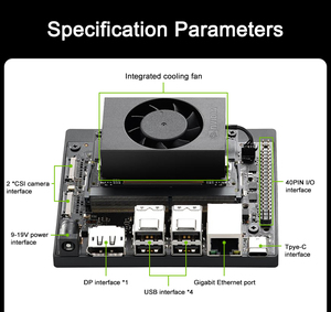 Kit DE DESARROLLO NVIDIA Jetson Orin Nano Super 8GB Placa IA original de fábrica con 67 TOPS Ampere y sistema operativo Linux - Product Image 4