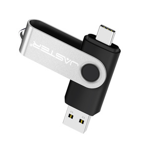 แฟลชไดรฟ์ USB แบบพับได้อเนกประสงค์แบบพกพาพร้อมอินเตอร์เฟส Type-C โลโก้ส่วนตัวโทรศัพท์มือถือและดิสก์คอมพิวเตอร์ - Product Image 1