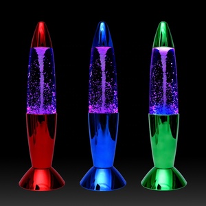 Promozione di vendita calda Mini Shake Glitter lampada decorativa da tavolo bottiglia di liquido creativo lampada lavica colorata Tornado LED Night Light - Product Image 2