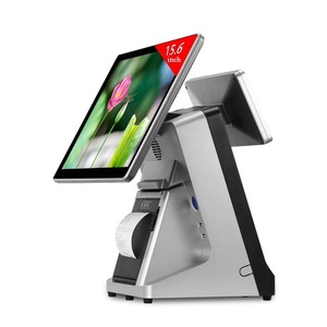 Все в одном 15,6 дюймов Pos Android 11 Windows емкостный сенсорный двойной экран биллинг машина POS с 11,6 дюймов дисплей клиента - Product Image 3
