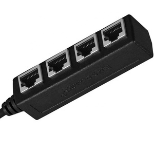 ตัวแยก RJ45 4อิน1ตัวผู้กับตัวเมียเครือข่ายอีเธอร์เน็ตเชื่อมต่อ RJ45อะแดปเตอร์ขยายสายแลนโรงงาน - Product Image 5
