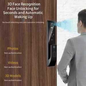 Sicurezza 3D riconoscimento del volto blocco delle impronte digitali Top fotocamera Wifi Nfc Card chiave Rfid Smart serratura porta - Product Image 3