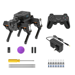 Hiwonder ROSpugインテリジェント電気機械四脚ロボットSTEMおもちゃパイソンプログラミング教育スマートロボット犬 - Product Image 1