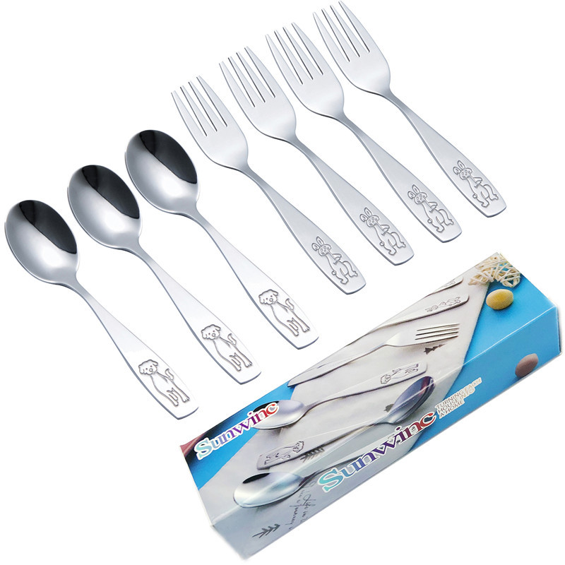 Colorful 6pc(3spoon+3fork)