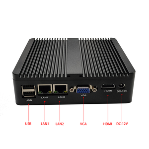 Factory Direct N2840 CPU Industrial Mini PC Fanless 2 LAN 6 USB Dual Display 8GB Video Memory Intel Core <strong>Operating</strong> <strong>System</strong> Linux