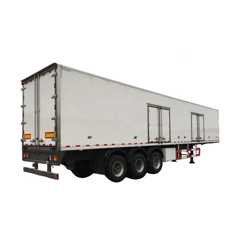 New Product Customization 3 Axle 40 Ton Van Dry Cargo Box Semi Trailer With Good Service