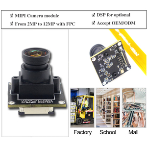 2MP a 12MP con FPC Gran Angular Starlight 1080P RPI Autofocus DSP, Mini USB2.0 RPI MIPI Módulo de cámara sin lente de distorsión