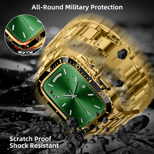 Luxury Modification <strong>Kit</strong> 7 8 9 Series 44mm 45mm Silicone Band Metal Protector Cover Watch Case for Apple IWatch Case - Product Image 5