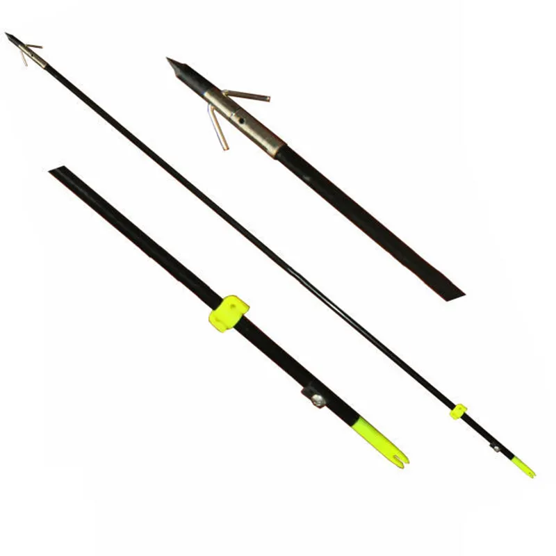 Flechas de tiro con arco de carbono para pesca al aire libre, JWAC-6, alta calidad