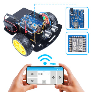 Fabrik DIY 2WD Codierung roboter Starter Kit ESP8266 D1 WIFI IoT Kit Pädagogisches Robotik Kit ESP8266 Development Board - Product Image 3