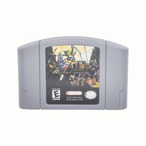 Legend of Zelda The-Master of Time N64ゲームカードレトログレイシェルNTSCバージョンNintendo 64コンソール用プラスチック製 - Product Image 1