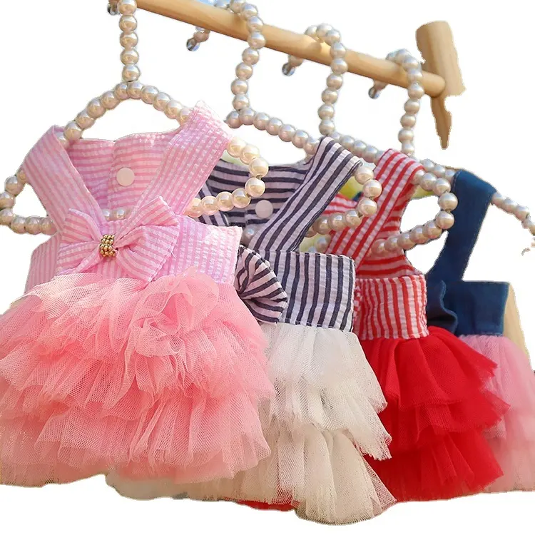 Con Chó Dresses Cho Chó Nhỏ Cô Gái Dễ Thương Con Chó Nữ Ăn Mặc Cho Cô Gái Con Chó Con Áo Sơ Mi Váy Doggie Dresses Vật Nuôi Mùa Hè Quần Áo Trang Phục Cho