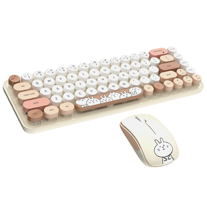 Juego de ratón y teclado inalámbrico MOFii, ilustración bonita, diseño compacto para uso en la oficina de niñas, disponible en stock para ordenador - Product Image 3