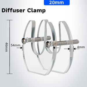 Franz đôi bên ống 20mm Franz transdermal khuếch tán tế bào phẳng vòi phun Khuếch tán xe tăng với Acrylic kẹp - Product Image 4