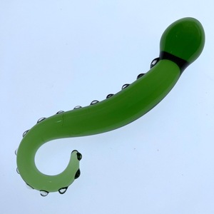 Hippocampus geformte <span class=keywords><strong>Pyrex</strong></span> Glas <span class=keywords><strong>Dildo</strong></span> Kristall Anal Perlen Plug mit Anal Zauberstab Beleuchtung Glas Sexspielzeug für Frauen Masturbation - Product Image 6