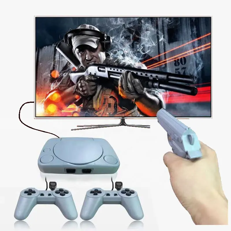 Ретро консоль sfc, ТВ, игровая консоль, ретро видео игровая консоль с джойстиками и световым пистолетом