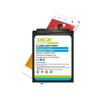 DEJI küçük hücre oem cep xiaomi max 3 BM51 mobil pil için mükemmel pil - Product Image 1