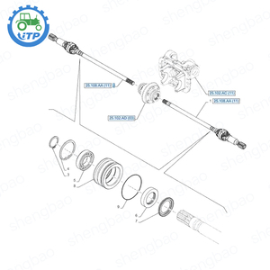 New Trend Highly Durable 47518942 for Tractor 85C 120C 100C 115C 95C 105C 110C 90C Long Half Shaft - Product Image 4